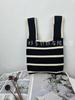 Bolsa Tejida Estilo Coreano Bolso Tote Bolso de Muñeca Bolso Cruzado Estudiante Chica Gran Capacidad Bolsa de Regalo Estilo Tejido
