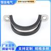 Tarjeta de soporte de tira galvanizada directa de fábrica tarjeta de caballo de goma clip de cable de alambre para tira tarjeta Ohm en forma de U