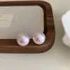 Brincos de Tarraxa Pérola Rosa Sakura da Família Shi para Mulheres Design de Nicho Brinco de Alta Qualidade Brinco de Barraquinha Acessórios de Brinco Atacado