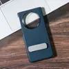 Nueva Funda Protectora con Soporte para Teléfono Móvil Huawei Matex6 Anti-Caída Adecuada para Matex5 Eje Central Clase Ejecutiva Elegante Cubierta Protectora Cuero Hombre