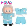 Adecuado para Ropa de Muñeca Labubu, Peluche Vinilo Sentado Fiesta Primera, Segunda y Tercera Generación Traje de Falda de Repuesto