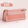 Bolsa de Lápis de Malha Grande Capacidade Personalizada Bolsa de Armazenamento Transparente Material de Papelaria Estilo Ins de Aparência Elevada Bolsa de Lápis Prática