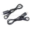 Cable de Electrodo para Fisioterapia Tipo C a 3.5 4.0 Hebilla Hembra para Electrodo Cable de Plomo Tipo C Uno a Dos Cables de Plomo