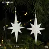 Natal Novo Artesanato Criativo Árvore de Natal Decoração de Casa Plástico Branco Múltiplos Estilos Pingentes de Natal