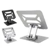 Novo Suporte Giratório de Metal para Tablet 360 Suporte Preguiçoso Portátil Dobrável Ajustável Suporte para Tablet