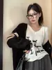 Suave y Acogedor De Rong Capa Base para Mujer Top Otoño e Invierno 2025 Nuevo Camiseta de Manga Larga con Cuello en V Ropa Interior para Mujer Cálida Versátil Top para Estudiante