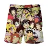 Pantalones Cortos de Verano Europeos y Americanos Dragon Ball Huo Sombra Impresos en 3D Pantalones Casuales Sueltos de Verano Pantalones de Playa para Hombre de Anime Japonés