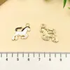 DIY Desenho Animado Gotas de Óleo Jeans Ocidental Animal Chapéu Botas de Cavalo Pingente Chaveiro Colar Pingente Acessórios