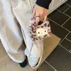 Bolsa Infantil 2026 Nuevo Dibujo Animado Gato Lindo Estampado de Leopardo Mini Bolsa Media Luna Bolsa de Pintalabios para Niñas Padre-Hijo Bolso Cruzado