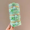 Elásticos Coloridos de Alta Elasticidade para Cabelo de Meninas Que Não Danificam os Fios, Faixas de Cabeça para Rabo de Cavalo Alto, Elásticos Duráveis para Crianças, Acessórios de Cabeça para Meninas Pequenas