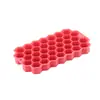 Hielera de Silicona Transfronteriza Hielera de Silicona Panal Forma de Abeja 37 Rejillas Hielera Fácil de Desmoldar Hielera de Silicona en Stock
