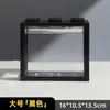 Contenedor de Bloque de Construcción Acrílico en Forma de Caja para Acuario, Pequeño Paisaje Micro de Alta Transparencia para Escritorio de Oficina o Sala de Estar, Decoración Creativa, Apilable