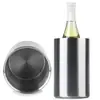 Cubo de Hielo de Acero Inoxidable Transfronterizo de Doble Capa para Bar y Hogar, Cubo de Hielo de 1600ml, Cubo para Cerveza, Cubo para Vino Tinto, Cubo de Hielo para Champagne