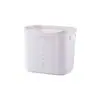 Nuevo Estante de Baño Cesta de Lavandería de Plástico Estante de Almacenamiento de Cocina Estante de Cuatro Niveles con Ruedas Carrito Pequeño Estante de Almacenamiento de Cocina
