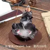 Incensário de Refluxo Artesanato Cerâmico Popular Buda Incenso Sândalo Montanha Alta e Água Corrente Decoração de Incenso para Casa e Escritório