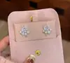 Pendientes de Plata Fina S925 con Cierre de Aguja Redonda, Perla Swarovski y Diamante Brillante Corte Rosa para Mujer, Pendientes Elegantes de Lujo Ligero Vintage de Alta Gama