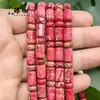 Cilindro de Piedra Imperial Multicolor de 20 cm + Combinación de Cuentas de Ábaco Cuentas Sueltas Accesorios para Joyería DIY Accesorios para Pulseras