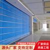 Puerta Enrollable Resistente al Fuego de Tejido Inorgánico Taller Fábrica de Foshan Almacén Protección contra Incendios Puerta Enrollable de Doble Riel Doble Cortina Puerta Enrollable Automática de Protección contra Incendios