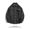 Jaqueta Camisa de Veludo Cotelê Americana Masculina Primavera Solta Versátil Roupas 2022 Nova Moda Casal Tops Jaqueta