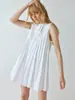 Vestido Chaleco plisado transfronterizo estilo europeo y americano 2026 Verano Nuevo Vestido corto mini plisado para mujer