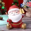 Venta caliente de nuevos productos transfronterizos: Portalápices de casa de Navidad con luz, caja de almacenamiento, regalo para estudiante, portalápices de resina, adorno de almacenamiento de escritorio