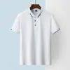 Camisa Polo de Manga Curta para Homens, Novo Estilo de Verão, Camiseta Fresca, Respirável e Confortável de Manga Meia para Jovens, Fashion e Versátil, até 8XL