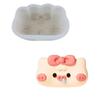 Molde de silicona para galletas, sándwich, osito, conejito, para hacer velas de aromaterapia, para hacer tú mismo, para hornear pasteles