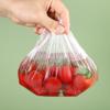 Set de cuencos de plástico desechables con envoltura elástica para alimentos, boca elástica, grandes, venta al por mayor, para refrigerador, conservación fresca, licra, seda, oso, empaque
