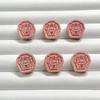 Talla en Madera de Ciprés Rojo, Labubu Rose Satín Seda Peces Cuentas Sueltas y Otros Accesorios de Joyería Budista DIY Cadena para Teléfono Móvil