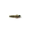 Enchufe de audio DC3.5 Enchufe DC3.5MM de tres secciones de 4.5 mm de grosor, conector macho dorado para placa trasera 3.5DC