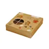 Caja de Empaque para Tartaletas de Huevo de Papel Kraft de 2, 4 y 6 Piezas para Uso Doméstico, Encantadora Caja para Llevar Tartaletas de Huevo Portuguesas, Caja para Entrega de Horneados