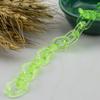 Acrílico plástico transparente cor 14*19 corrente fivela anel aberto DIY jóias saco acessórios DIY a granel