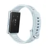 Adequado para Pulseira Huawei Band 11 Pro Cor Sólida Pulseira de Fluoroelastômero Hw Watch11 Pulseira de Relógio Ondulada de Fluoroelastômero