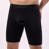 Pantalones Cortos de Running Transpirables de Seda de Hielo Anti-Rozaduras para Hombre, Tallas Grandes, Extra Largos, Calzoncillos tipo bóxer de Malla Fina