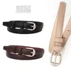 Nuevo Cinturón Negro Versátil de Alta Gama para Mujer con Hebilla de Pin, Estilo Ins, Cinturón Decorativo Simple y de Moda para Jeans