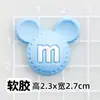 Funda de Teléfono Monstruo, Accesorios de Goma Suave para iPad, Funda de Teléfono DIY, Dijes para Zapatos con Agujeros, Pegatinas para Botella de Agua