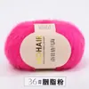 Fio Fino de Mohair de Bebê Sul-Africano Tecido à Mão Pelúcia Cachecol Xale Fio para Suéter Lã Macia Cashmere Fiação