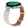 Adecuado para Samsung Galaxy Watch5/6/7 Correa de Cuero de Cola Puntiaguda de Cuatro Pétalos Nueva Correa de Reloj Inteligente de 20 mm