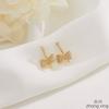 Nuevos pendientes de plata s925 con forma de flor y aguja de diamantes, estilo coreano, sencillos y elegantes, accesorios para pendientes.