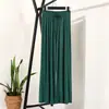 Pantalones de Pierna Ancha con Colgante de Modal de Verano Pantalones Largos de Seda Helada para Mujer Cintura Alta Seda de Cobre Amoníaco Sueltos Finos Casuales