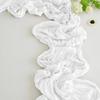 Camino de Mesa de Crepé Mantel Hilo Bali Decoración Fiesta de Bodas Decoración de Bodas Transfronteriza Gasa con Pliegue Twist Europeo y Americano