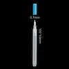 Caneta Marcadora de Válvula 0,5mm Tubo Vazio sem Logo, Acessórios para Adicionar Tinta à Base de Água ou Óleo, Tubo Transparente para Caneta Marcadora