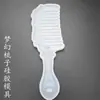 Resina de Cristal Espejo Pegamento de Resina UV Molde de Silicona Hecho a Mano Molde de Peine Espejo Retro Molde de Resina Hecho a Mano DIY