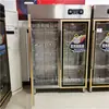 Gabinete de Desinfecção Comercial Vertical Porta Dupla UV Ozônio Secagem com Ar Quente Aço Inoxidável Louças Melamina Gabinete de Desinfecção