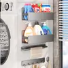 Uau, Prateleira Magnética de Armazenamento para Cozinha, Porta-Temperos, Prateleira de Parede Multifuncional Doméstica para Potes de Tempero