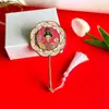 Fabricante Espejo de Mano Pequeño Fresco Espejo de Maquillaje Celebridad de Internet Panda Souvenir Cultural y Creativo de Xi'an Artesanías de Viaje Venta al por Mayor
