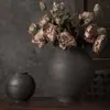 Cerámica Artesanal de Jingdezhen Creativo Retro Florero Roscado Adornos de Cerámica Arreglo Floral Zen Decoraciones para Alojamiento con Encanto Envío Gratis
