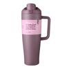 Taza Termo de Acero Inoxidable 304 Transfronteriza Gran Capacidad 40oz Asa Taza de Hielo Portátil para Coche Taza de Coche con Popote