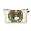 Nueva Bolsa de Cosméticos Navideña Sanrio Kolomi Merlot Moda Estudiante Linda Bolsa de Almacenamiento de Dibujos Animados