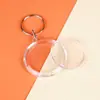 Llavero Acrílico Transparente Llavero Colgante Pequeño Cáscara Hueca Colgante Irregular Marco de Fotos Pequeño Lote Personalizado En Stock Junior